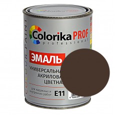 Эмаль универсальная коричневая "Colorika Prof" 0,9л